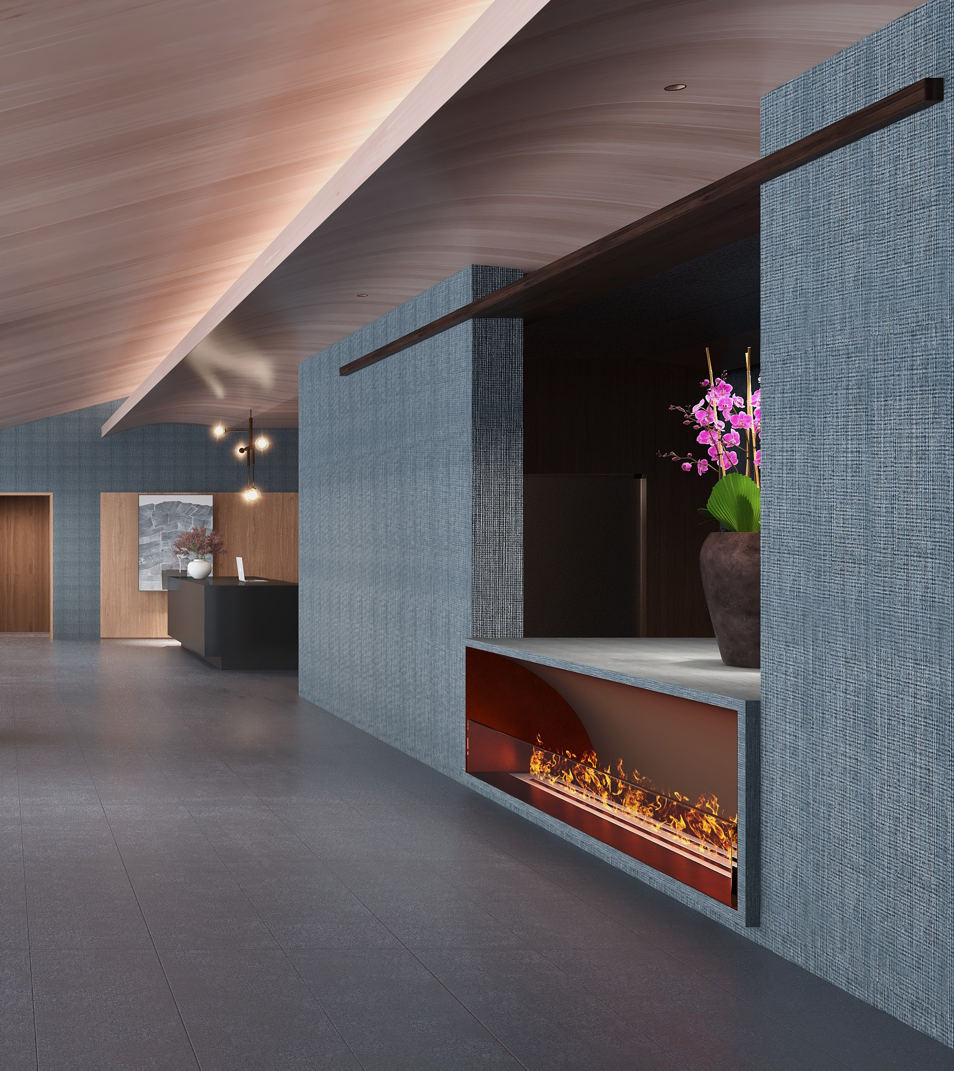 Cassiopeia Wall Fabric Detail 2